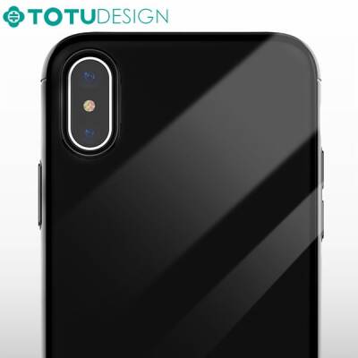 Totu Design Furios iPhone X / XS 3ü 1 Arada Gold Rubber Kılıf - 2