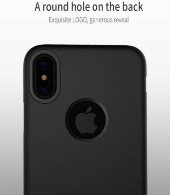 Totu Design Sand Series iPhone X / XS Kırmızı Rubber Kılıf - 5