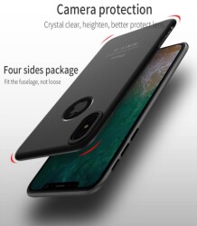 Totu Design Sand Series iPhone X / XS Kırmızı Rubber Kılıf - 7