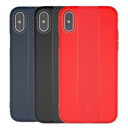 Totu Design Soft Series iPhone X / XS Kırmızı Silikon Kılıf - 6