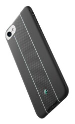 Totu Design Verti Color Series iPhone 7 / 8 Beyaz Çizgili Silikon Kılıf - 1