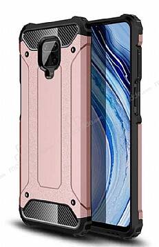 Tough Power Xiaomi Redmi Note 9 Pro Ultra Koruma Rose Gold Kılıf - 1