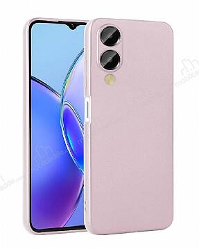 Vivo Y17S Kamera Korumalı Mat Rose Gold Silikon Kılıf - 1