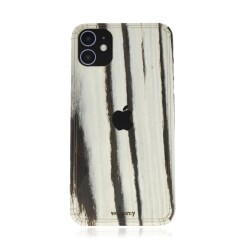 Woodenzy iPhone 11 Pro Max Doğal Beyaz Ahşap Kaplama - 1