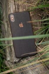 Woodenzy iPhone X Doğal Beyaz Ahşap Kaplama - 4