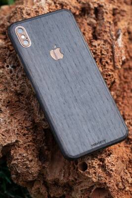 Woodenzy iPhone X Doğal Beyaz Ahşap Kaplama - 5