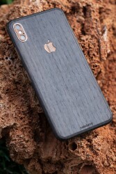 Woodenzy iPhone XR Doğal Beyaz Ahşap Kaplama - 4