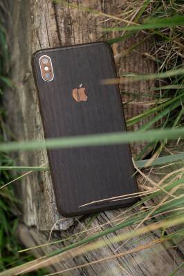 Woodenzy iPhone XR Doğal Beyaz Ahşap Kaplama - 5