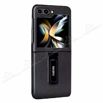 X-Level Utmost Plain Samsung Galaxy Z Flip 5 Deri Rubber Kılıf - 1