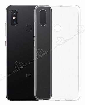 Xiaomi Mi 8 Ultra İnce Şeffaf Silikon Kılıf - 1