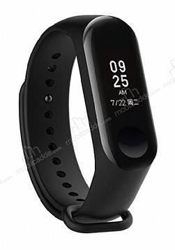 Xiaomi Mi Band 3 Siyah Silikon Kordon - 1