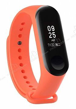 Xiaomi Mi Band 3 Turuncu Silikon Kordon - 1