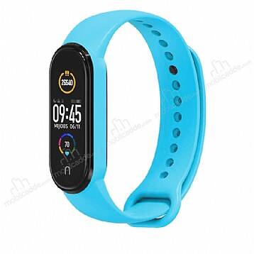 Xiaomi Mi Band 5 Mavi Silikon Kordon - 1