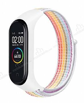 Xiaomi Mi Band 5 Renkli Kumaş Kordon - 1