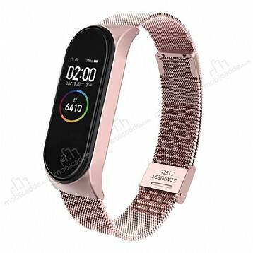 Xiaomi Mi Band 5 Rose Gold Metal Kordon - 1