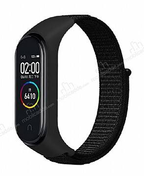 Xiaomi Mi Band 5 Siyah Kumaş Kordon - 1