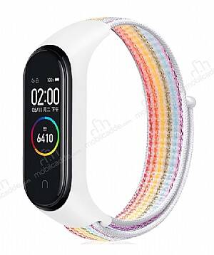 Xiaomi Mi Band 6 Renkli Hasır Kordon - 1