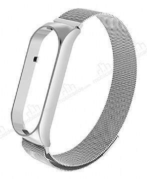 Xiaomi Mi Band 6 Silver Metal Kordon - 1