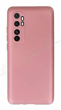 Xiaomi Mi Note 10 Lite Rose Gold Mat Silikon Kılıf - 1