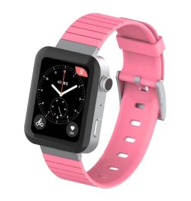 Xiaomi Mi Watch Silikon Pembe Kordon - 1