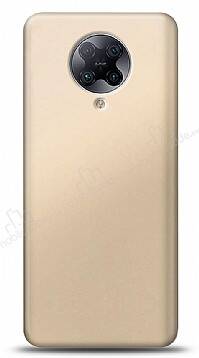 Xiaomi Poco F2 Pro Gold Mat Silikon Kılıf - 1