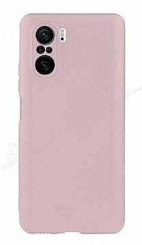 Xiaomi Poco F3 Mat Rose Gold Silikon Kılıf - 1