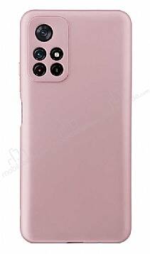 Xiaomi Poco M4 Pro 5G Mat Rose Gold Silikon Kılıf - 1