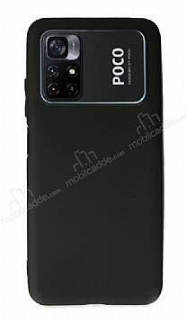 Xiaomi Poco M4 Pro Siyah Mat Silikon Kılıf - 1