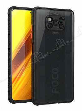 Xiaomi Poco X3 Kamera Korumalı Kaff Siyah Kılıf - 1