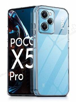 Xiaomi Poco X5 Pro Ultra İnce Şeffaf Silikon Kılıf - 1