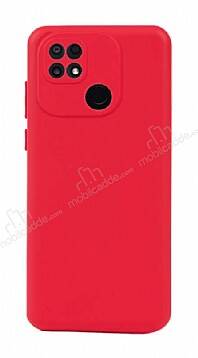 Xiaomi Redmi 10C Kırmızı Silikon Kılıf - 1