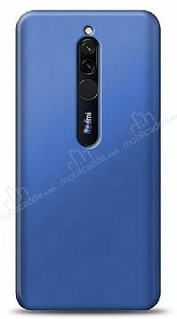 Xiaomi Redmi 8 Lacivert Mat Silikon Kılıf - 1