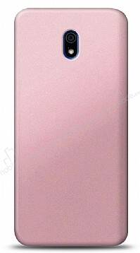 Xiaomi Redmi 8A Rose Gold Mat Silikon Kılıf - 1