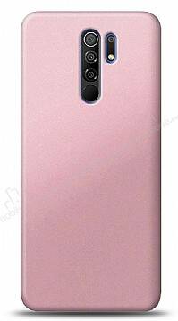 Xiaomi Redmi 9 Rose Gold Mat Silikon Kılıf - 1