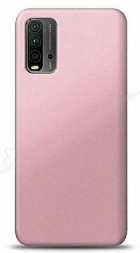 Xiaomi Redmi 9T Rose Gold Mat Silikon Kılıf - 1