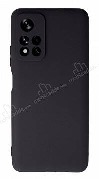 Xiaomi Redmi Note 11 Kamera Korumalı Siyah Silikon Kılıf - 1