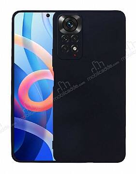 Xiaomi Redmi Note 12 Pro 4G Kamera Korumalı Mat Siyah Silikon Kılıf - 1