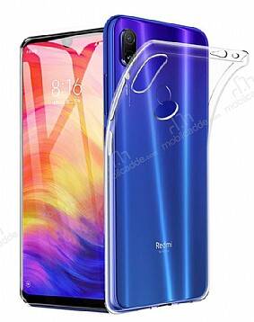 Xiaomi Redmi Note 7 İnce Şeffaf Silikon Kılıf - 1