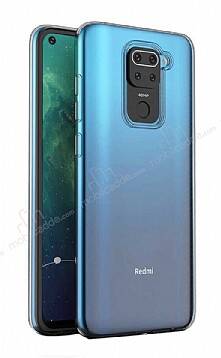 Xiaomi Redmi Note 9 Ultra İnce Şeffaf Silikon Kılıf - 1