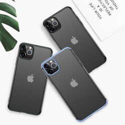 Zore GKK Ays iPhone 11 Pro 360 Derece Koruma Şeffaf Siyah Rubber Kılıf - 3